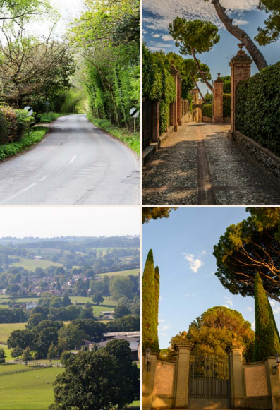 Individual features collage